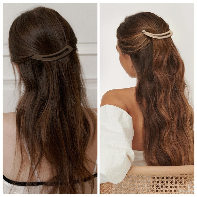 6 PCS Banana Clip Matte Banana Hair Clips for Thin