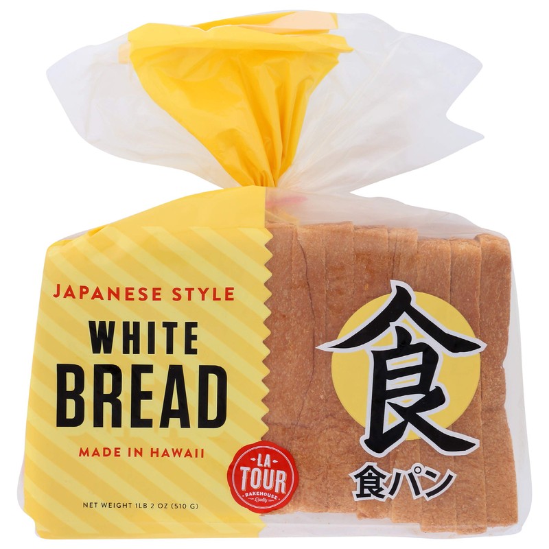 LA TOUR BAKEHOUSE Japanese Style White Bread, 18 OZ