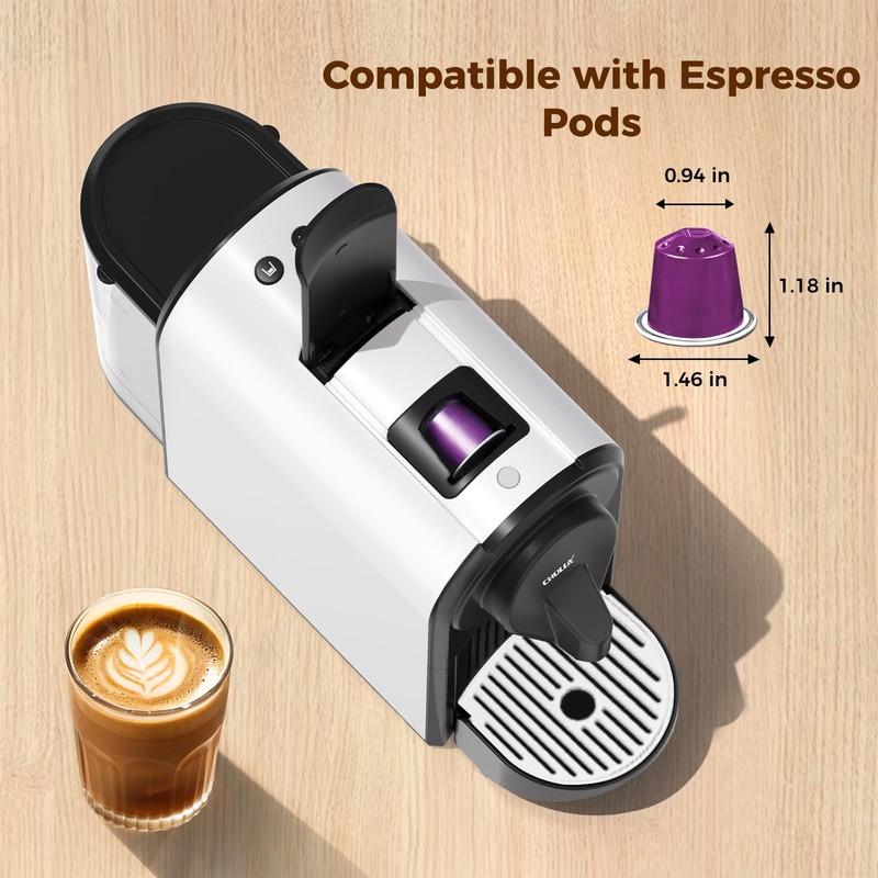 CHULUX Mini Espresso Pod Machine for NS Original Capsule, 20