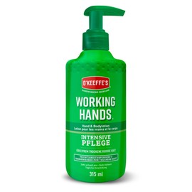 O'Keeffe's Working Hands Hand & Body Lotion, 315 ml – Spendet Feuchtigkeit, regeneriert und pflegt trockene, rissige Haut | Zieht schnell ein, fettet nicht und ist für