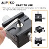 Aupoko Doppelseit Adjustable QR-50B Quick Release Plate Clamp, Compatible with