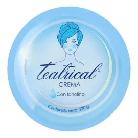 Teatrical Crema Suavizante Con Lanolina. Nutrición Intensa Día y Noche Para Todo Tipo de Piel. Tarro con 230g,
