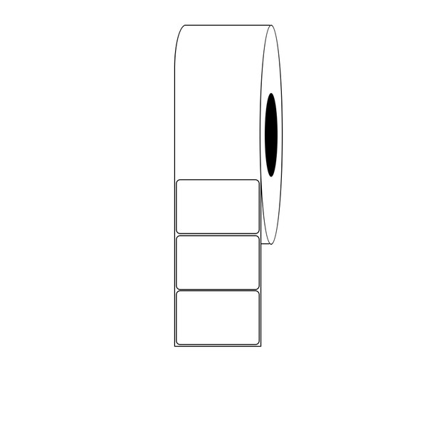Kenco Premium 3" X 2" Premium Matte Poly Roll-Fed Inkjet
