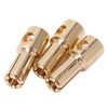 10Pcs Banana Plug Good Transmission Performance CNC Technology Anti Oxidation