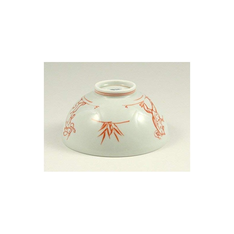 有田 Hasami 洸 琳窯 High 山寺 (choju-giga) Pairs Rice Bowl