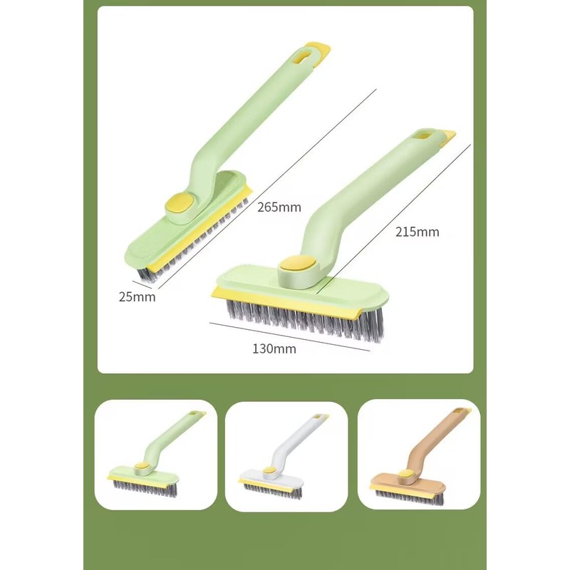 Brush Cleaning Bath Scrubber Scrubber with Handle 2pcs