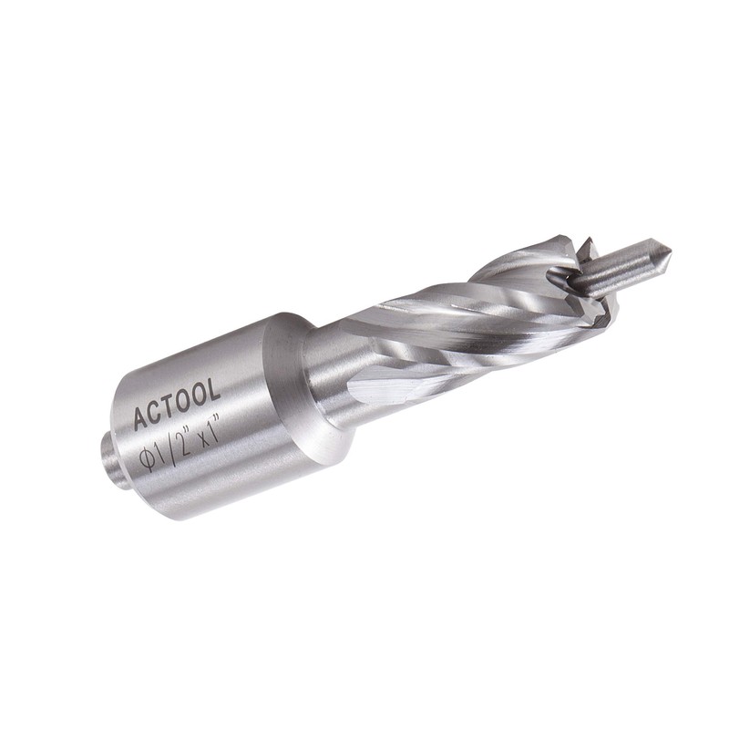 ACTOOL 1/2" Diameter × 1" Depth of Cut HSS ANNULAR