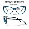 Zeelool Stylish Cat Eye Glasses TR90 Eyewear Blue Light Blocking