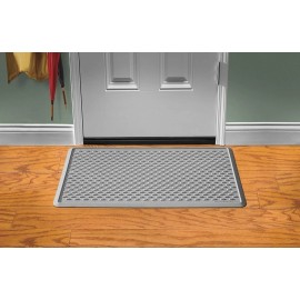 WeatherTech IndoorMat - Spill-Proof Raised Lip Indoor Mat - Grey - 24” x 39”