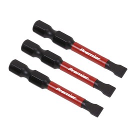 Sealey 3pc 50mm Slotted 5.5mm Impact Power Tool Bit Set - AK8227