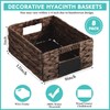 Nitial 8 Pcs 12 x 9 x 5 Inch Wicker