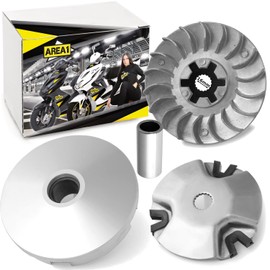 Area1 Replacement Variomatic with V-belt for 50cc China 2-Stroke Scooter. Compatible with ATU Explorer Race GT Iron Hi CPI Keeway Generic AGM Nova Motors GT Union Luxxon Rivero Sachs Tauris Sprint