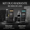 Smooth Kit Dúo Radiante Hombres Tónico Facial Ácido Hialurónico Sérum