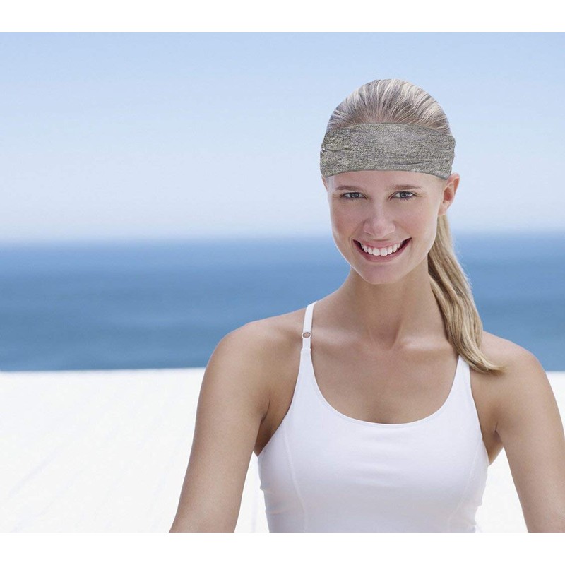 6 Pieces Yoga Cotton Headbands, Elastic Head Bands for Teans