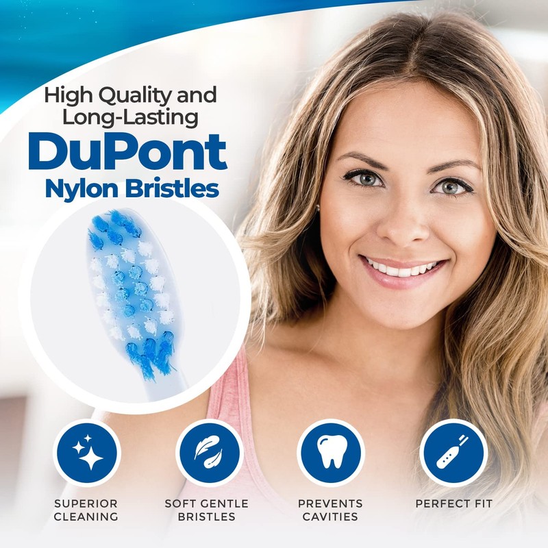 Pop Sonic Replacement Electronic Toothbrush Heads, Compatible with Go Sonic,