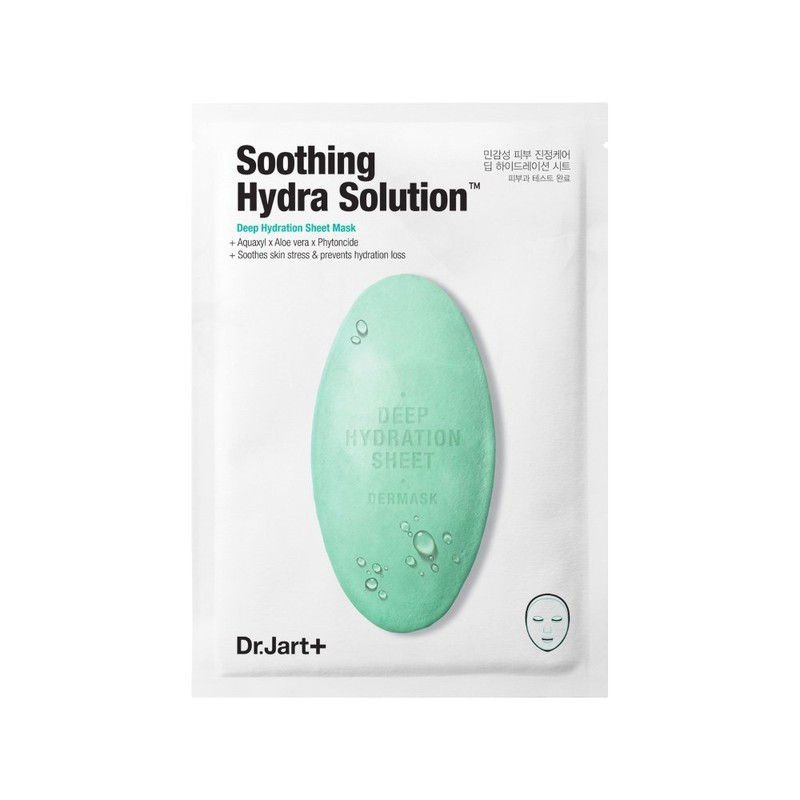 Dr. Jart+ Soothing Hydra Solution Sheet Mask, Korean Face Mask,
