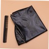 LALAFINA 2pcs Hairdressing Shawl and Plastic Comb Set Hair Cutting