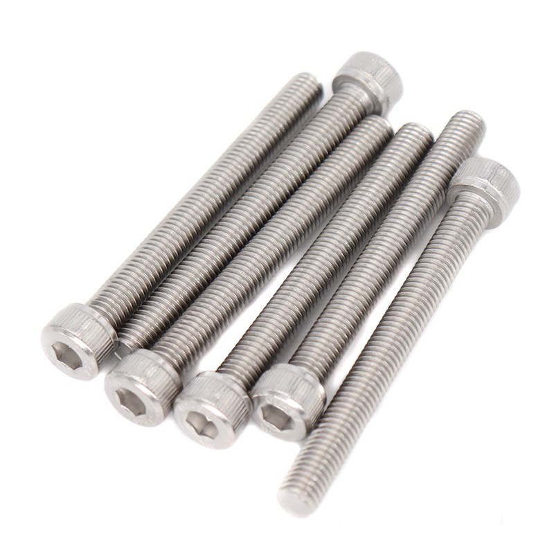 binifiMux 6pcs M8 x 80mm - 1.25mm Pitch Hex Socket