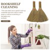 Baluue 2pcs Kitchen Cleaning Broom Straw Broom Cleaning Brooms Hand-Made