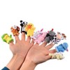 CHSYOO 10 x Small Animal Finger Puppets Plush Cartoon Hand