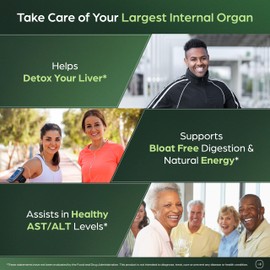 Sandhu's Liver Cleanse Detox & Repair Support Capsules with Milk Thistle & Dandelion Root | Herbal Supplement Pills for Liver Health | for Men & Women | Made in USA | Viral on Tiktok | 70 Count