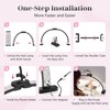 Half Moon Manicure Table Light: 31-inch Half Moon Light For