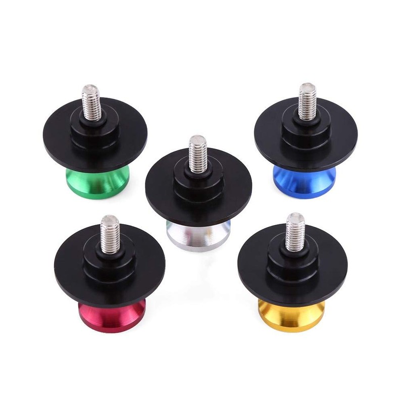 Aramox Stand Mount 2 Pieces Motorcycle CNC Rear Stand Bobbins