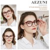 AEZUNI Large Frame Reading Glasses for Women 350 Strength Trendy