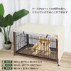 Pelconei 犬のケージカバー ペットサークルカバー 犬用ケージカバー 防寒 夏 通気 水洗い可能 防水 落ち着ける空間作り