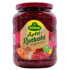 Kühne Apple Red Cabbage, Pack of 6 (6 x 650 g)