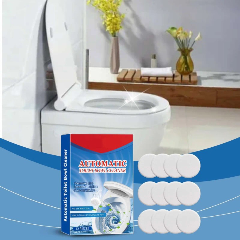 Tabletas Efervescentes Limpiadoras De Inodoros Para Manchas