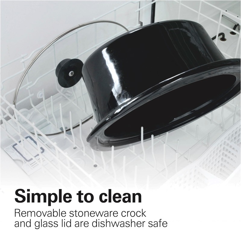 Hamilton Beach Portable 7 Quart Programmable Slow Cooker with Three