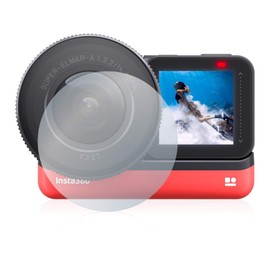 BROTECT Protective Glass for Insta360 One R 1-Inch Edition Dual-Lens 360 Mod (Lens) Protective Film Tempered Glass [Extremely Scratch-Resistant 9H, Anti-Fingerprint