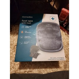 Homedics Foot Spa with Heat, New, Bubbling