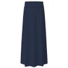 Baby'O Women's Basic Stretch Cotton Knit Panel Maxi A-Line Skirt,