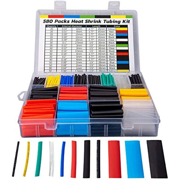 Car Heat Shrink Tube Kit, Heat Shrink Tube Set with