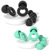 KOLZEMV 2 Pairs Earplugs, Ultra Comfortable Reusable Noise Reducing Earplugs