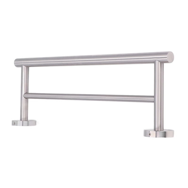 Double Bath Towel Bar Modern Style Stainless Steel Towel Holder