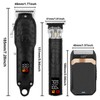 Professional LCD Display Hair Clipper & Razor Set, 1 Set