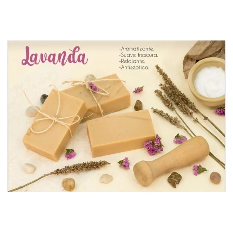 Luzen Jabon Artesanal Luzén, Lavanda 125gr, 1 Pza.