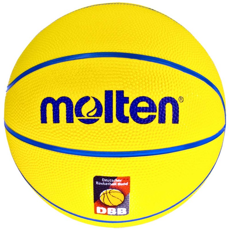Molten SB4-DBB Basketball Trainingsball Ball, Gelb/Rot/Blau, 4