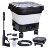 Portable Cordless Washer with 3.4Gal Tank, Foldable Design for Car