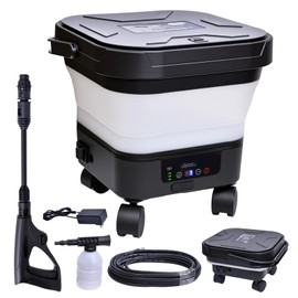 Portable Cordless Washer with 3.4Gal Tank, Foldable Design for Car Camping
