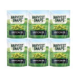 Snaps Veggie Chips, Lightly Salted, 6-Pack, Healthy Snack, Gluten-Free, Non-GMO, Crunchy, High in Fiber and Protein, Vegan-Friendly