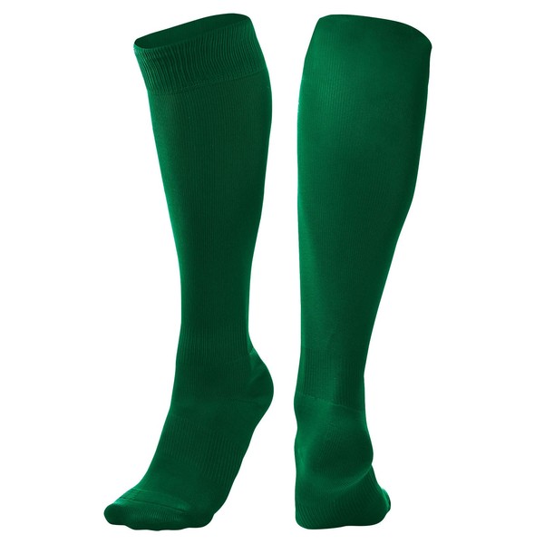 Champro Pro Socks, Dozen, Adult Large, Forest Green