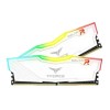 Memoria RAM T-Force Delta RGB gamer color blanco 16GB 2