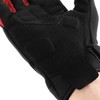 KOMINE Alessia GK-1683 Mesh Motorcycle Riding Gloves, Black/Red, L