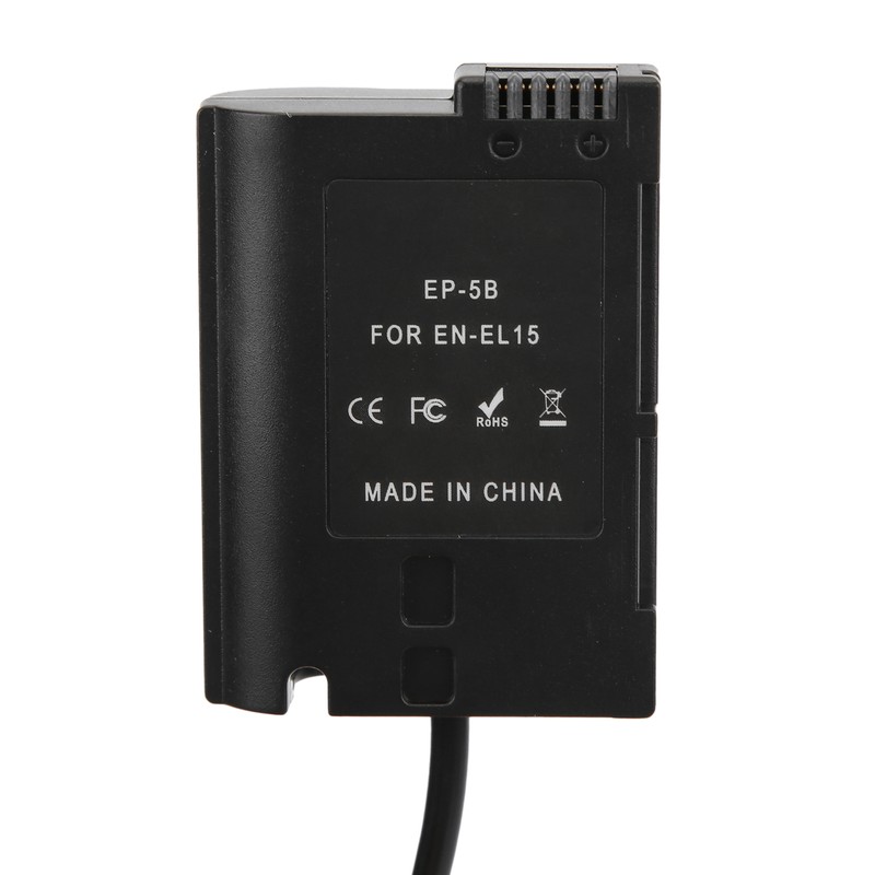AC Power Adapter DC Coupler ENEL15 Full Decoded Dummy Battery