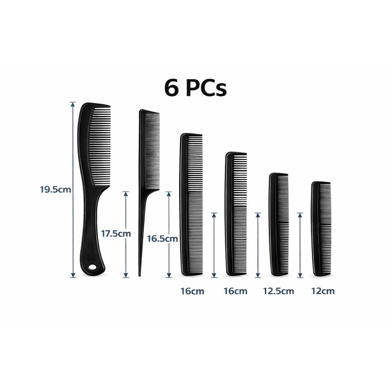 Hair Styling Comb Set | Detangling Comb Teasing Sectioning Smoothing
