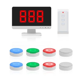 ECGOIOE Game Show Buzzer System Family Feud Buzzer Add Up to 32 Buttons 262ft Jeopardy Buzzers for Classroom School Competition